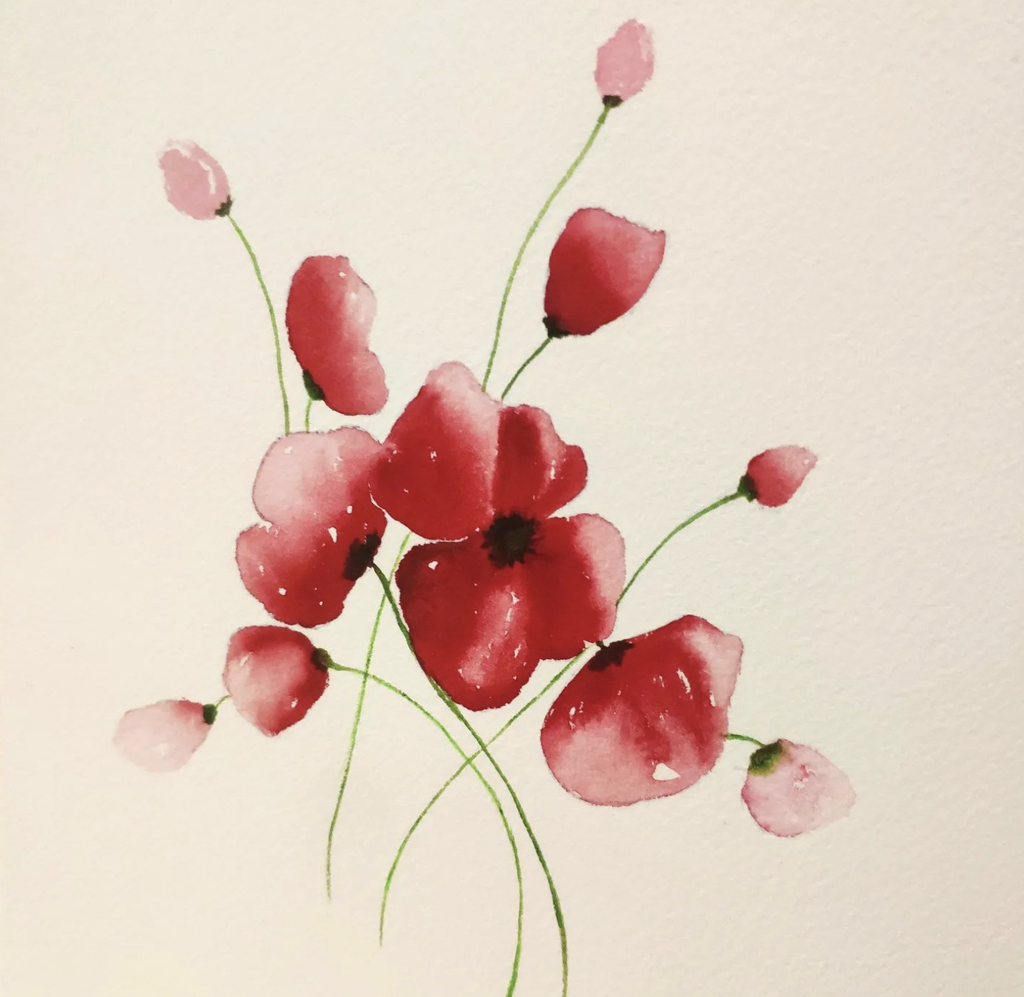 Laboratorio di pittura di fiore